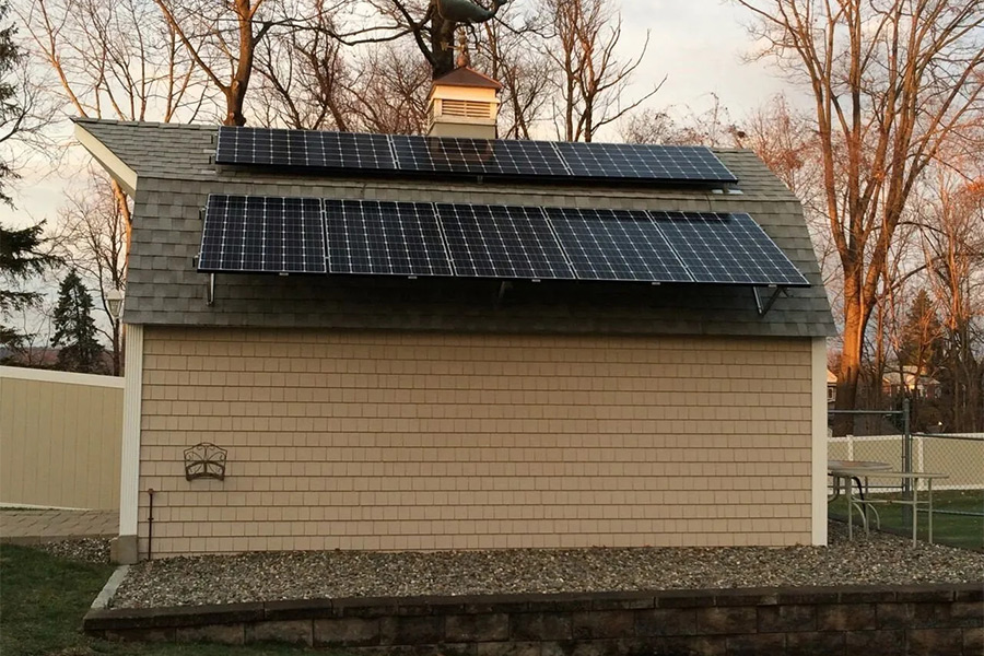 Buchanan NY 10 kW SOLAR AWNING